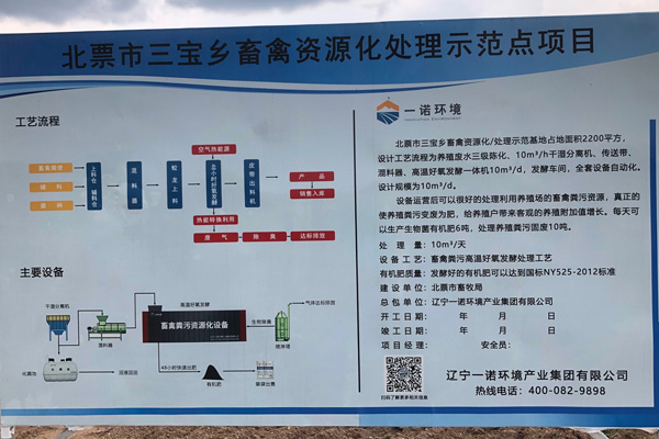 北票市畜牧局畜禽糞污資源化利用示范點(diǎn)項目
